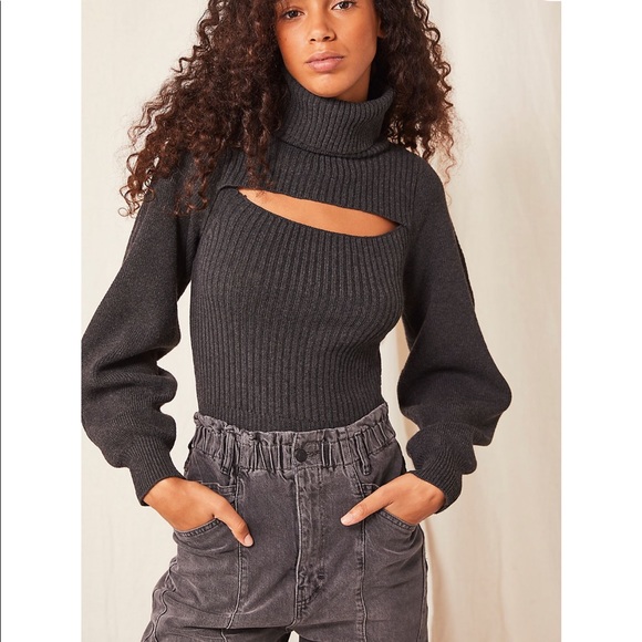 Free People Ariel Turtleneck Pullover 